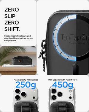 Spigen Tintap Zip 2 MagFit Magnetic Organizer Wallet - Black - image 6