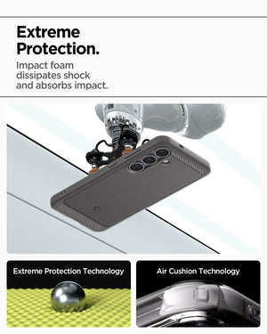 Spigen Galaxy S25 Plus Case - Rugged Armor MagFit - Marble Gray – image 6