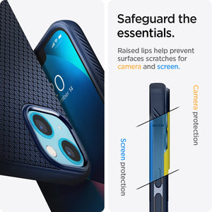 Spigen iPhone 13 Case Liquid Air - Navy Blue - image 5