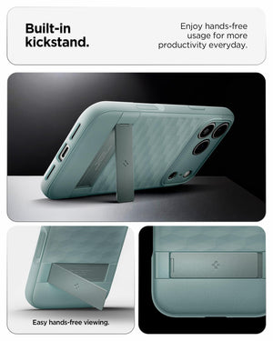 Spigen iPhone 17 Pro Max Case Parallax S MagFit - Sage Green - image 4