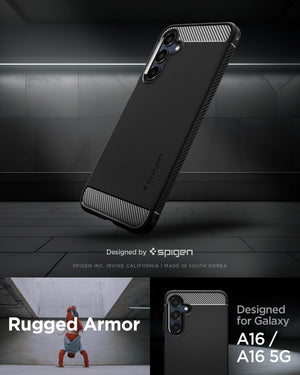 Spigen Galaxy A16 Series Case - Rugged Armor - Matte Black - image 2