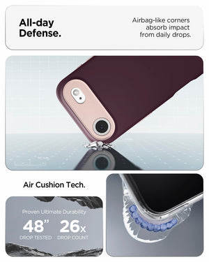 Spigen iPhone Air Case – Nano Pop (MagFit) - Burgundy Bean