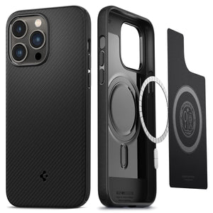 Spigen iPhone 14 Pro Max Case Mag Armor MagFit - Matte Black - image 1