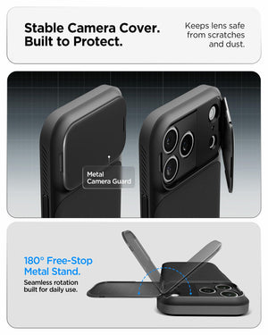 Spigen iPhone 17 Pro Case Optik Armor MagFit - Black - image 5