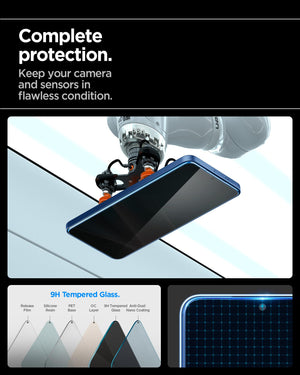 Spigen Galaxy S25 Plus / S24 Plus Privacy Screen Protector - Glas.tR EZ Fit (2 Pack) - Privacy - image 7