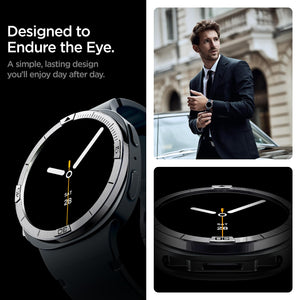 Spigen Galaxy Watch 9 44mm Bezel Ring - Bezel Tune - Silver Pilot - image 5