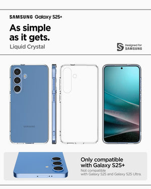 Spigen Galaxy S25 Plus Case - Liquid Crystal - Crystal Clear - image 2