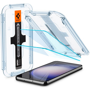 Spigen Galaxy S23 Plus Screen Protector - Glas.tR EZ Fit Tempered Glass (2 Pack) - Clear - image 1