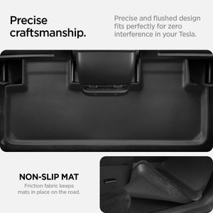 Spigen WeatherBloc Tesla Model Y 2020-2024 Floor Mat Set - Black - image 7