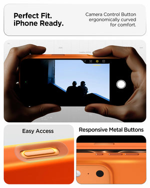 Spigen iPhone 17 Pro Case – Silicone Fit (MagFit) - Cosmic Orange - image 4