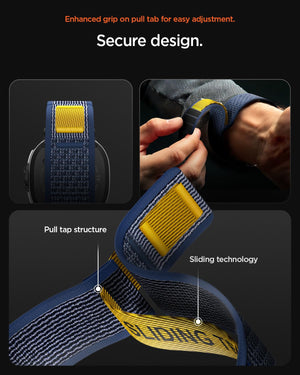 Spigen Galaxy Watch 9 Band - Athlex Air - Active Navy Athlex Air - image 7