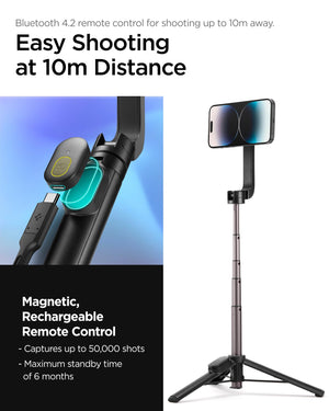 Spigen S570W MagFit Selfie Stick Tripod - Black - image 5