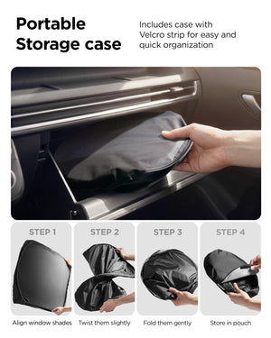 Spigen Universal Car Windshield Sunshade - Black - Small – 55 × 31.5 in - image 6