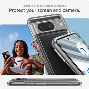 Spigen Ultra Hybrid Google Pixel 8 Phone Case - Crystal Clear - image 7