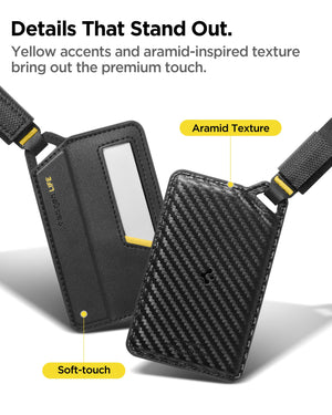 Spigen Life LF510 Magnetic Luggage Tag - Black - 1 Pack - image 5