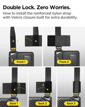 Spigen Life LF510 Magnetic Luggage Tag - Black - 1 Pack - image 6