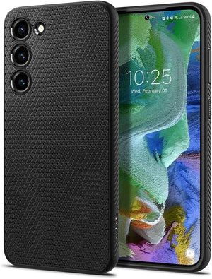 Spigen Galaxy S23 Plus Case - Liquid Air - Matte Black - image 4