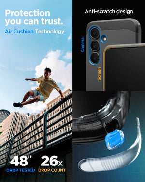 Spigen Galaxy S25 FE Case Tough Armor MagFit - Black image 4