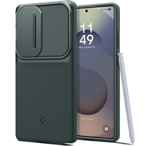 Spigen Galaxy S25 Ultra Optik Armor case - Abyss Green