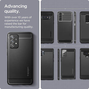 Spigen Galaxy A52 Series Case - Rugged Armor - Matte Black - image 6
