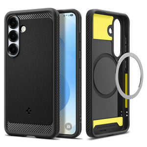 Spigen Galaxy S25 Plus Case - Rugged Armor MagFit - Matte Black - image 1