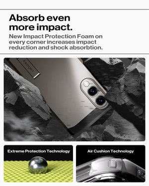 Spigen Galaxy S25 Edge Case Tough Armor MagFit - Gunmetal image 6