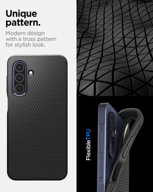 Spigen Galaxy A26 5G Case - Liquid Air - Matte Black - image 3