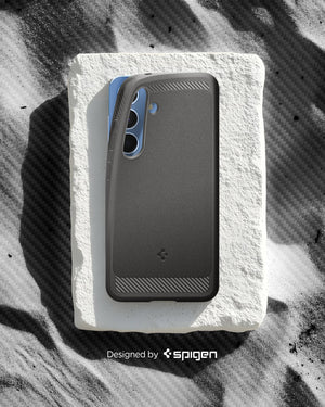 Spigen Galaxy S25 Plus Case - Rugged Armor MagFit - Marble Gray – image 4