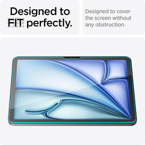Spigen iPad Air 11" Screen Protector – Glas.tR EZ Fit (M3 2025 / M2 2024) (2 Pack)