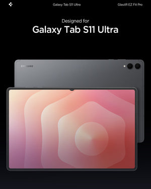 Spigen Samsung Galaxy Tab S11 Ultra Screen Protector GLAS.tR EZ Fit view 2