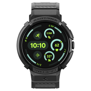 Spigen Google Pixel Watch 4 (45mm) Case + Band + Stand Watch Band Rugged Armor Pro (V2) view 3