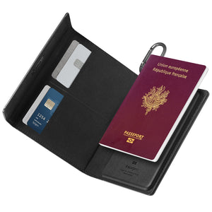 Spigen Passport Holder Accessory RFID Blocking Travel Wallet with Card Slots & SIM Storage view 5
