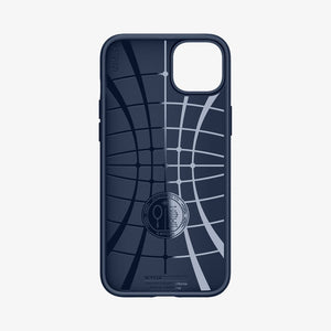 Spigen iPhone 14 Case – Liquid Air - Navy Blue - inside structure