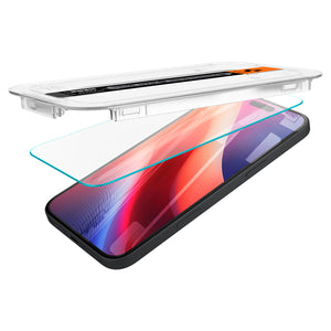 Spigen iPhone 16 Plus / iPhone 15 Plus Screen Protector – GLAS.tR EZ Fit (2 Pack) – Clear – product image 13