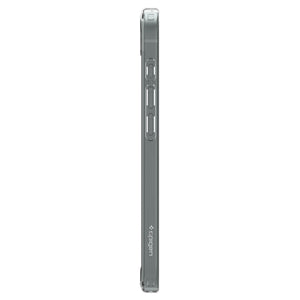 Spigen iPhone 17e and iPhone 16e Ultra Hybrid case in Space Crystal - side button profile