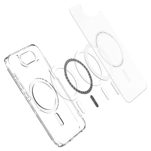 Spigen iPhone 17e and iPhone 16e Case – Ultra Hybrid MagFit – Frost White – detail image 8