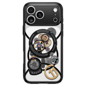 Spigen iPhone 17 Pro Max c11 Series MagFit case in Chronos - back design view