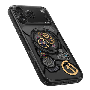 Spigen iPhone 17 Pro Max c11 Series MagFit case in Chronos - angled case view