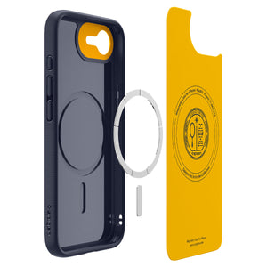 Spigen iPhone 17e and iPhone 16e Case – Nano Pop (MagFit) – Blueberry Navy – detail image 5