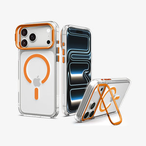 Spigen iPhone 18 Pro Max Ultra Hybrid Optik S (Mag Fit) - Clear Orange - image 1