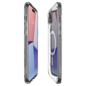 Spigen Ultra Hybrid MagFit case for iPhone 15 in White – detail image 7
