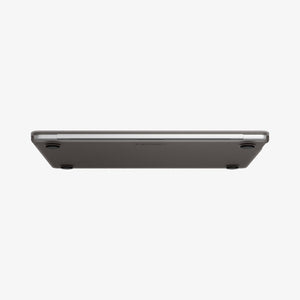 Spigen MacBook Air 13-inch Air Skin in Frost Black showing side