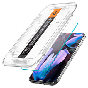 AGL08442 - Spigen GLAS.tR EZ Fit for Google Pixel 10 Pro and Google Pixel 10 and Google Pixel 9 Pro and Google Pixel 9, installation view 1
