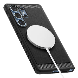 Spigen Galaxy S25 Ultra Case - Rugged Armor (Magfit) – Matte Black – product image 9