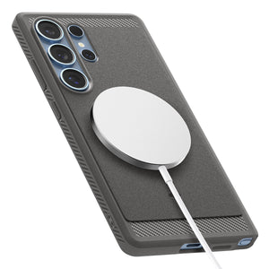 Spigen Galaxy S25 Ultra Case - Rugged Armor (Magfit) – Marble Gray – product image 11