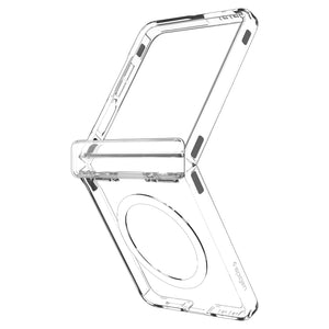 Spigen Galaxy Z Flip 7 Case – Ultra Hybrid Pro (MagFit) – Clear White – product image 17