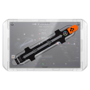 Spigen Tesla Model Y Screen Protector (16”)– GLAS.tR EZ Fit AluminaCore Screen Protector view 2