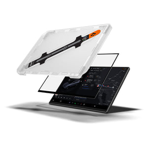Spigen Tesla Model Y Screen Protector (16”)– GLAS.tR EZ Fit AluminaCore Screen Protector view 6