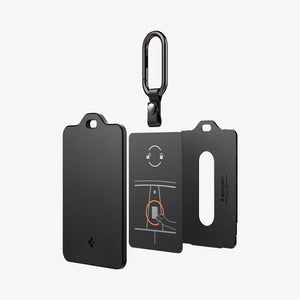 Spigen Tesla key card holder black and white 2-pack detail view