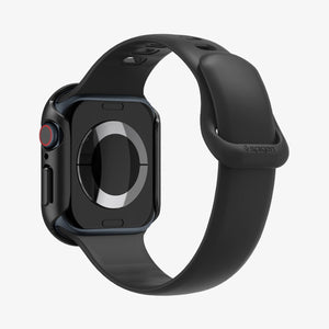 ACS08588 - Apple Watch Series 11 / 10 (42mm) Case Thin Fit in Black showing the back, partial side, inner and back